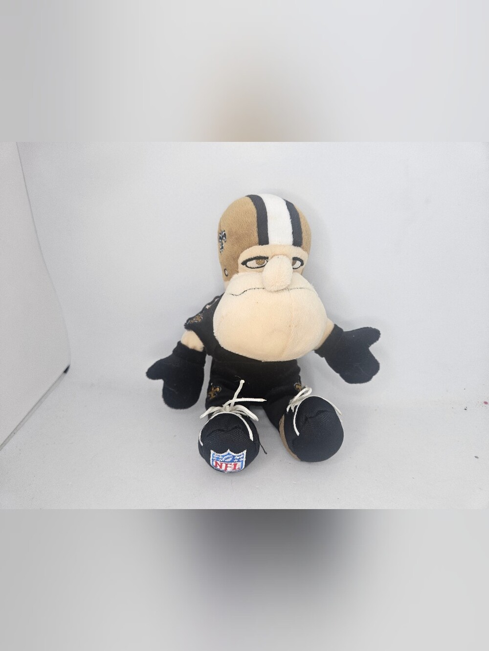 Forever Collectibles New Orleans Saints NFL Plush Figure 10" Sir Saint Used Toy.